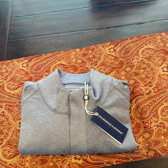 Holderness & Bourne Men's Medium The Payne Pullover NCHR MSRP $165 - Picture 2 of 10